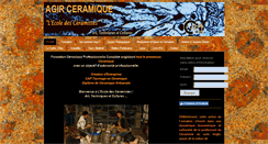 Desktop Screenshot of ecole-ceramique.com